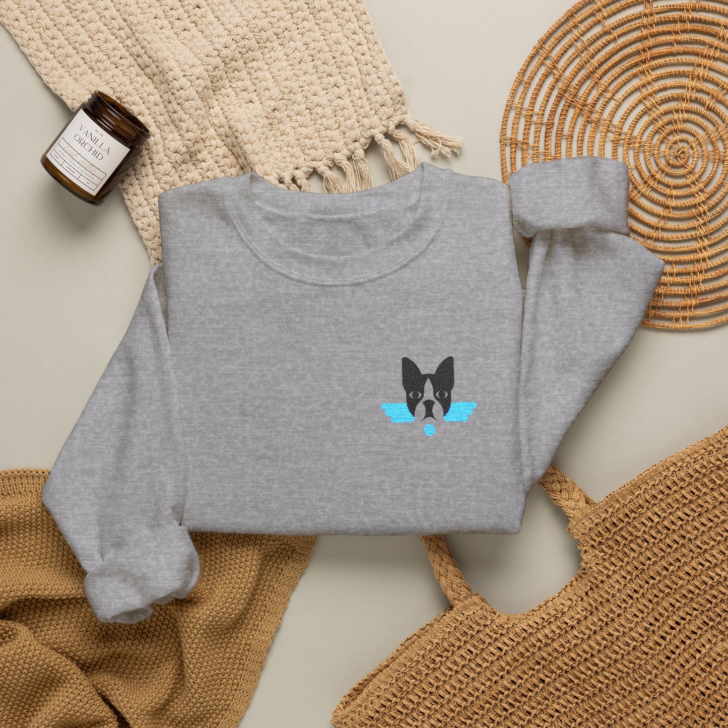 Sport Grey Embroidery - Unisex Heavy Blend™ Crewneck Sweatshirt