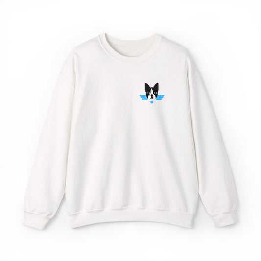 White Embroidery - Unisex Heavy Blend™ Crewneck Sweatshirt